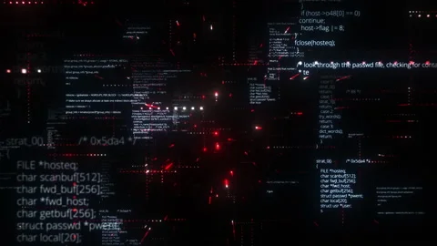 Code Network Vídeo Stock 160125475