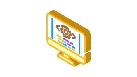 Code optimization analyst isometric icon animation 動画素材 327285012