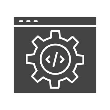 Code Optimization icon vector image. Stock Illustration