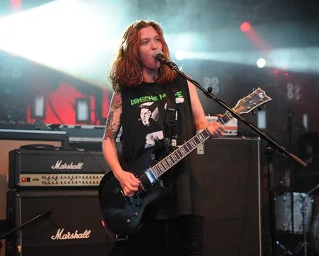  Code Orange performs at The Pompano Beach Amphitheater on May 13, 2016 in... Foto stock