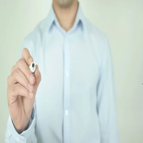 Code of Practice, Writing On Transparent Screen Stock Footage