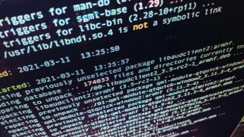 Code program animation background. programming code language. Video stock 220845393