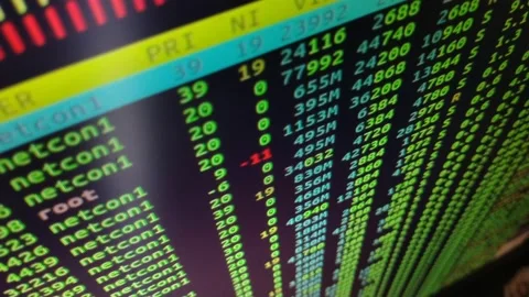 Code program animation background. software code moving in the monitor. Stock Footage 220274089