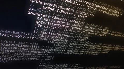 Code program animation. software program background. Stock Footage 218607056
