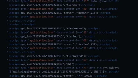 Code program develope animation background. technology development. Stock Footage 224272519