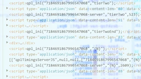 Code program develope for software animation. code program animation. Stock Footage 229110856