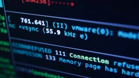 Code program for software developing. programming code language. Stock Footage 220845326
