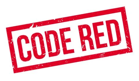 Code Red rubber stamp Stock Illustration
