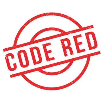 Code Red rubber stamp イラスト素材