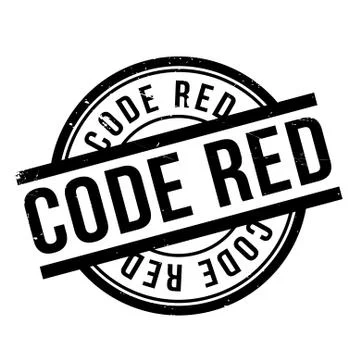 Code Red rubber stamp イラスト素材