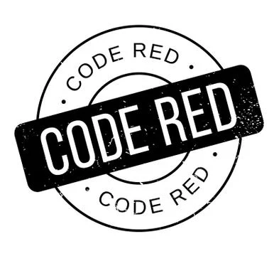 Code Red rubber stamp イラスト素材