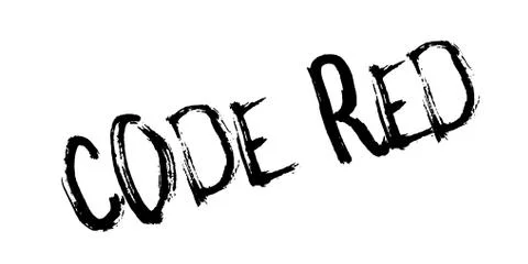 Code Red rubber stamp イラスト素材