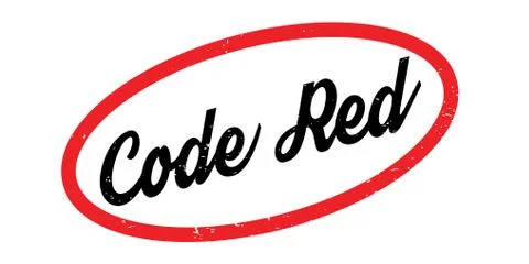 Code Red rubber stamp イラスト素材