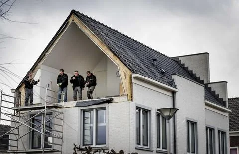 Code red for storm in the Netherlands, De Meern - 18 Jan 2018 Stock-Fotos