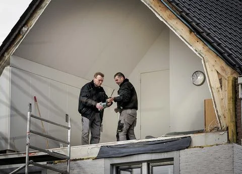 Code red for storm in the Netherlands, De Meern - 18 Jan 2018 Stock-Fotos
