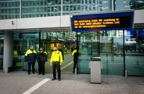 Code red for storm in the Netherlands, The Hague - 18 Jan 2018 Stock-Fotos