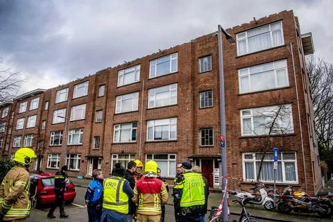Code red for storm in the Netherlands, Rotterdam - 18 Jan 2018 Stock-Fotos