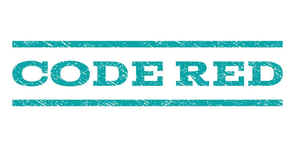 Code Red Watermark Stamp Stockillustratie