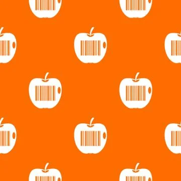 Code to represent product identification pattern seamless Stock Illustration