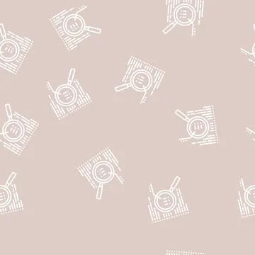 Code research line seamless pattern Stock Illustration