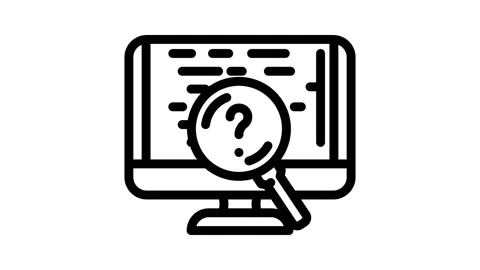 Code review software line icon animation Stock Footage 326761396