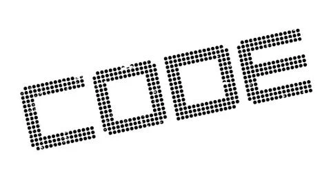 Code rubber stamp イラスト素材