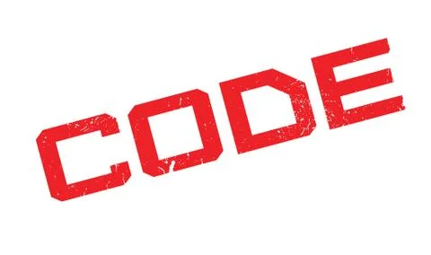 Code rubber stamp イラスト素材