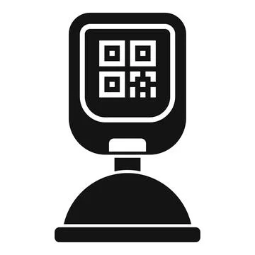 Code scanner icon simple vector. Label ticket product Stock-Illustration