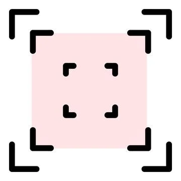 Code scanner icon vector flat 스톡 일러스트