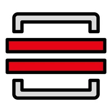 Code scanning icon vector flat イラスト素材