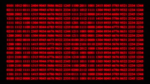 Code Scramble - Retro Element Pack (RED) Stockbeeldmateriaal 151176664