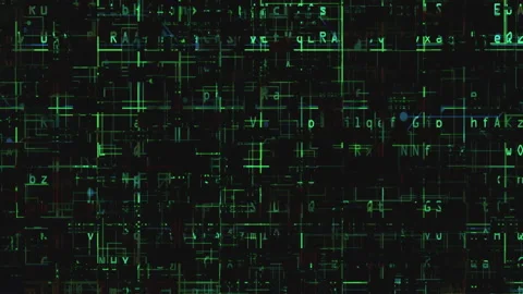 Code on the screen glitch effect Stock Footage 219118467