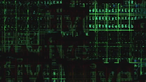 Code on the screen glitch effect Stock Footage 219362782