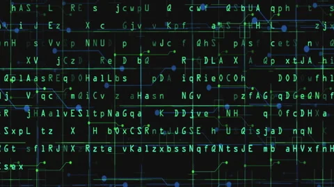 Code on the screen glitch effect Stock Footage 219754873