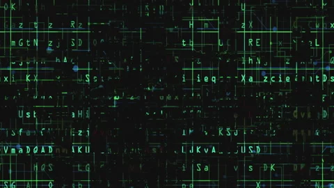 Code on the screen glitch effect Stock Footage 221517173