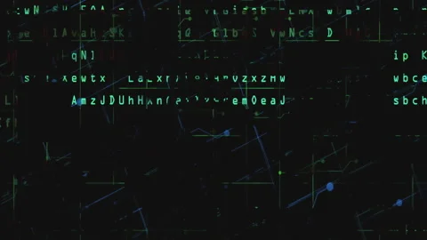 Code on the screen glitch effect Stock Footage 224571951