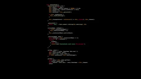 Code script programmation typing isolated Stock Footage 316878236