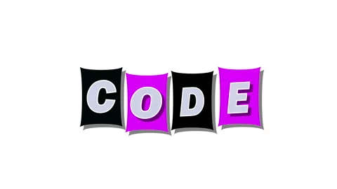 Code is a set of instructions or symbols used for programming, encryption Stock Footage 306575142