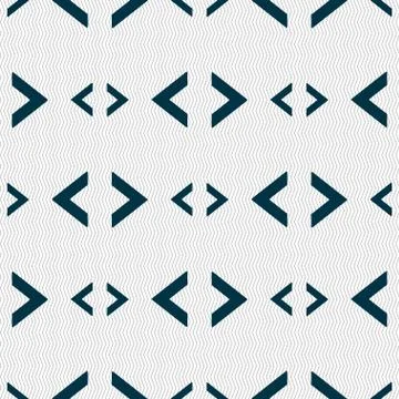 Code sign icon. Programmer symbol. Seamless abstract background with geometric s Stock Illustration