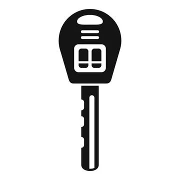 Code smart key icon simple vector. Control security Stock Illustration