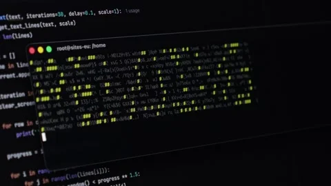 Code snippet displaying programming lines with green highlights, illustrati.. Stock Footage 322995886