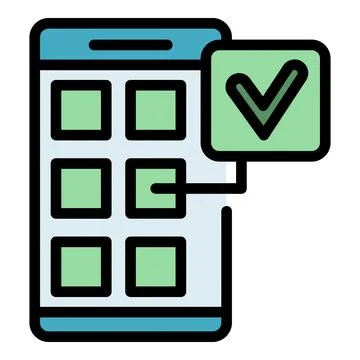 Code step phone icon vector flat 스톡 일러스트