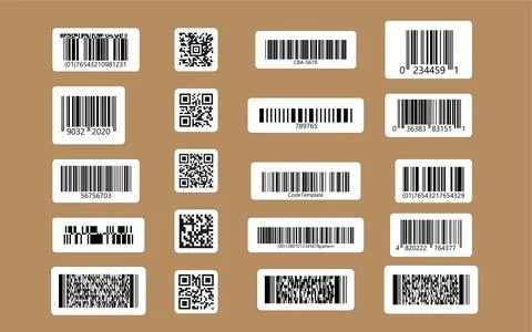 Code stickers on isolated background. Code sample イラスト素材