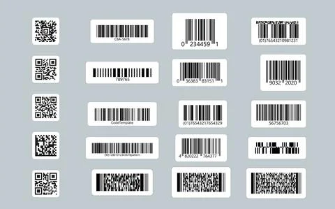 Code stickers on isolated background. Code sample イラスト素材