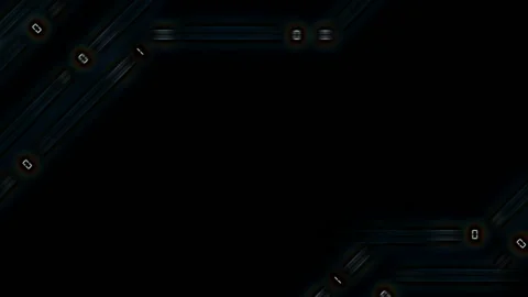 Code streams in opposite corners. information business cinematic background Video stock 85718808