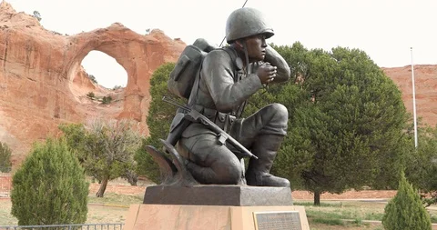 Code Talker, Window Rock Stock Footage 107355102