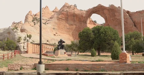 Code Talker, Window Rock Stock Footage 107355411