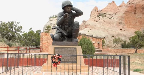 Code Talker, Window Rock Stock Footage 107355470