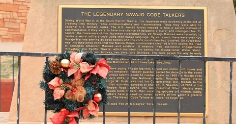 Code Talker, Window Rock Stock Footage 107355725