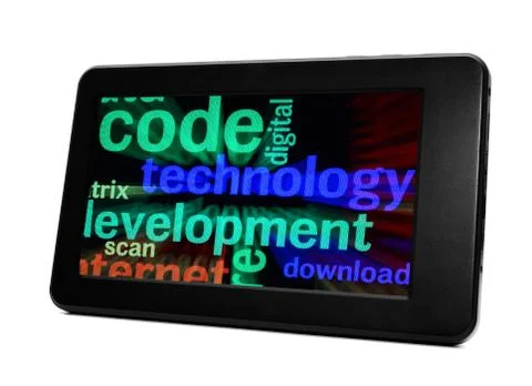 Code technology development Stockfoto's